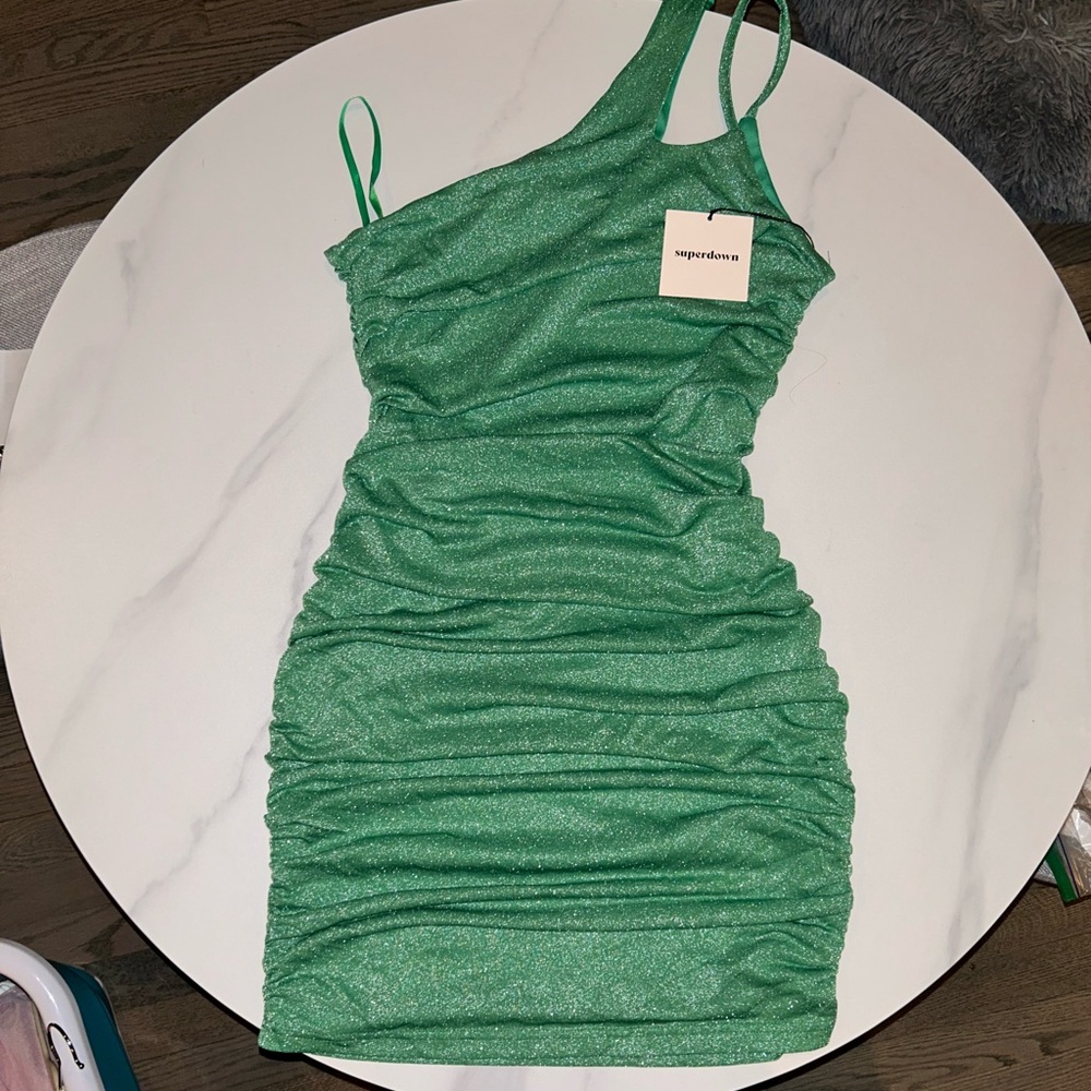SUPERDOWN GREEN DRESS